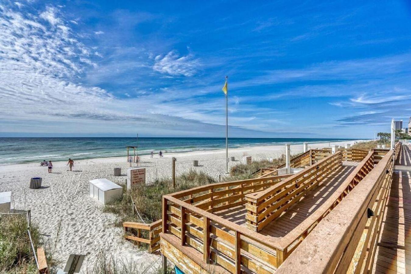 Beachfront Spacious Renovated Condo - Pools, Hot Hub, Spa - Walk To Pier Park In Pcb Panama City Beach Exteriör bild